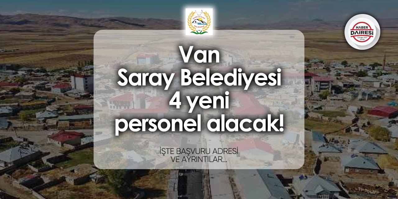 Saray Belediyesi personel alımı 2024