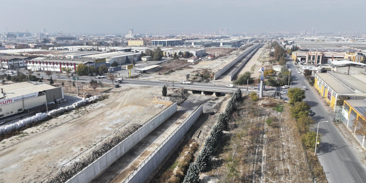 Konya’da taşkını önleyecek dev projede sona doğru