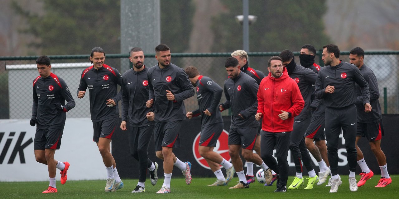 A Milli Futbol Takımı Galler maçına hazır