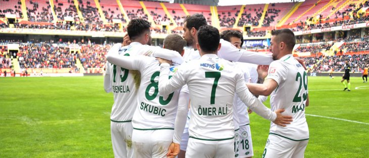 Konyaspor, Kayseri'de galibiyeti kaçırdı
