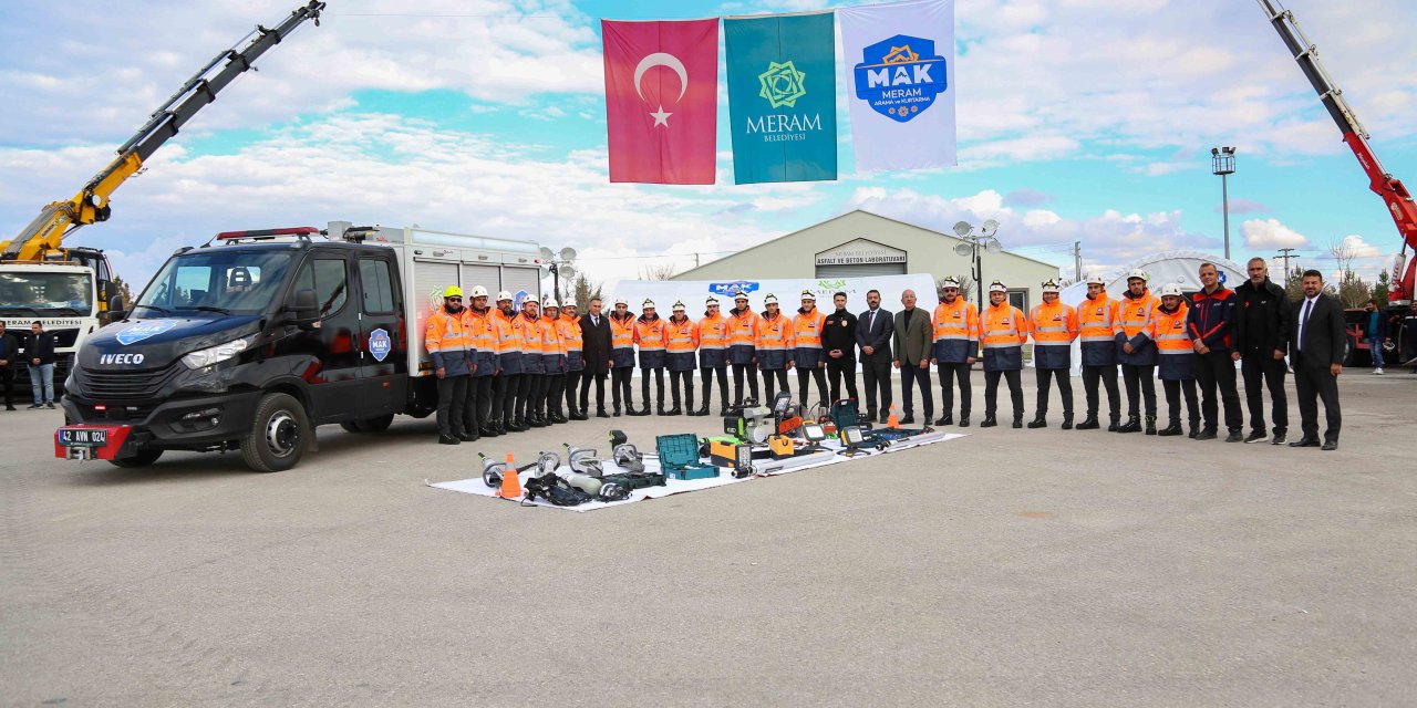 Konya’da afetlere karşı güçlü bir adım! MAK timi kuruldu