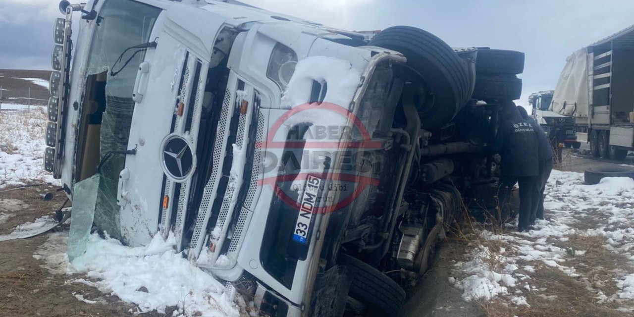 TIR devrildi, Muhammed Burak Demir hayatını kaybetti