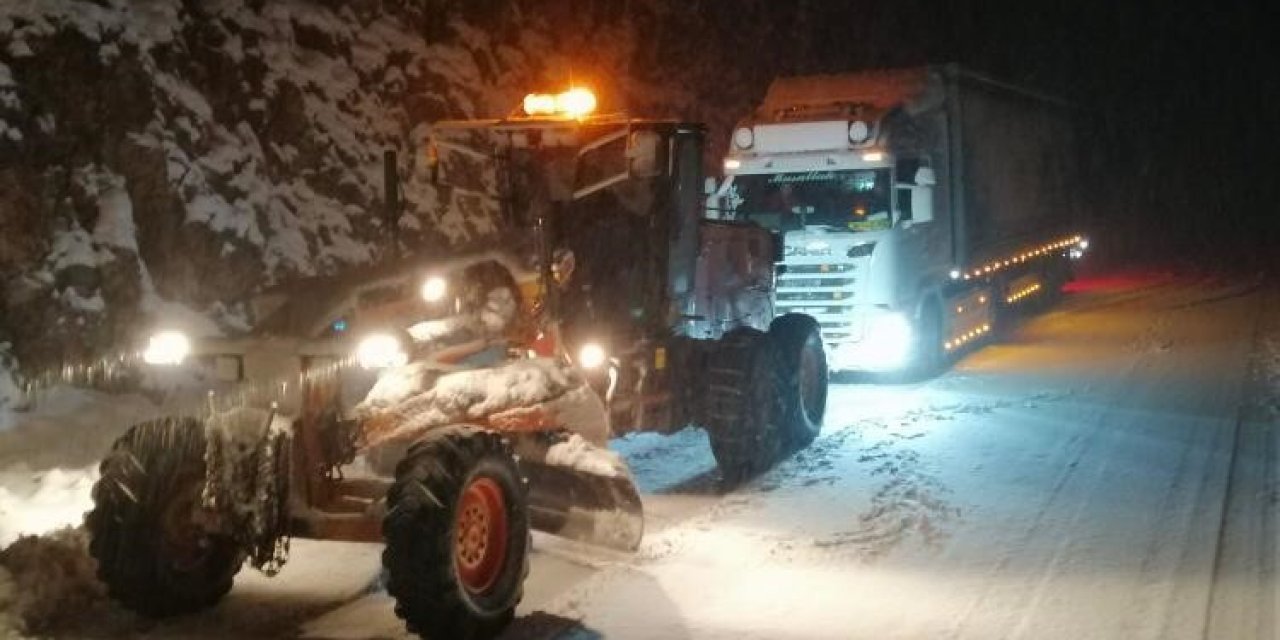 Konya kapalı yollar I 24 Kasım 2024 Yol Durumu