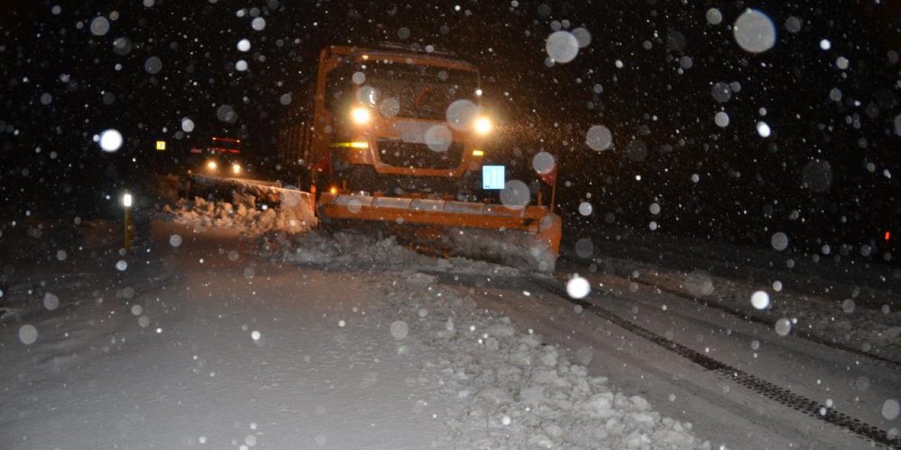 Konya - Antalya yolu bu araçlara kapatıldı! Alacabel'de son durum