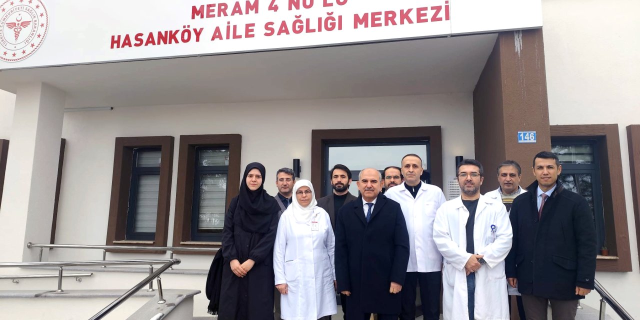 Konya İl Sağlık Müdürü Koç, aile hekimleriyle görüştü