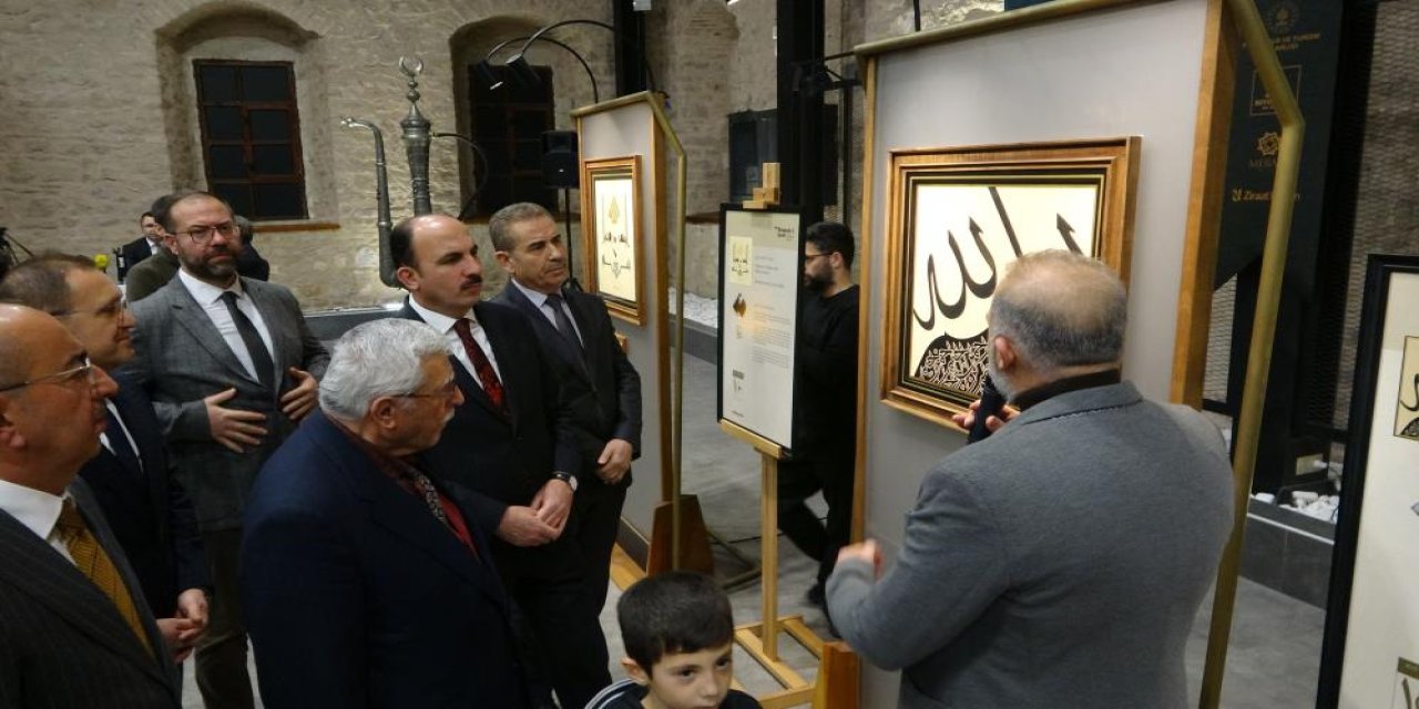 Konya'da Besmele-i Şerif Hat Eserleri Sergisi açıldı