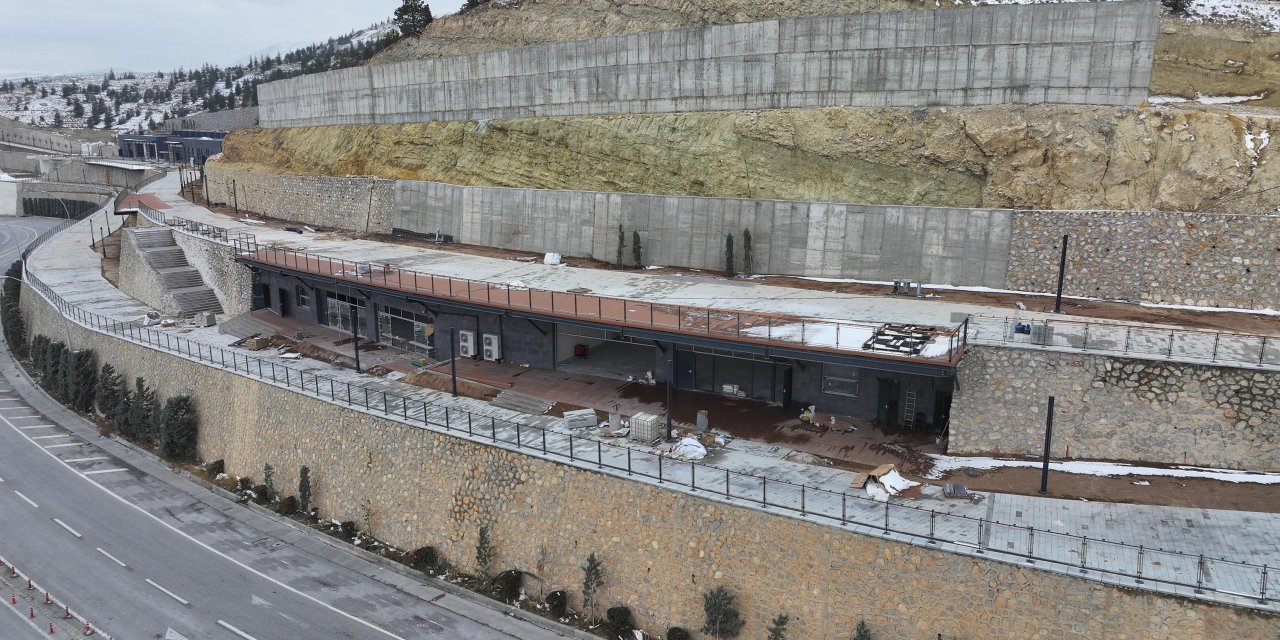 Panoramik Konya manzarası sunacak çalışmada sona doğru