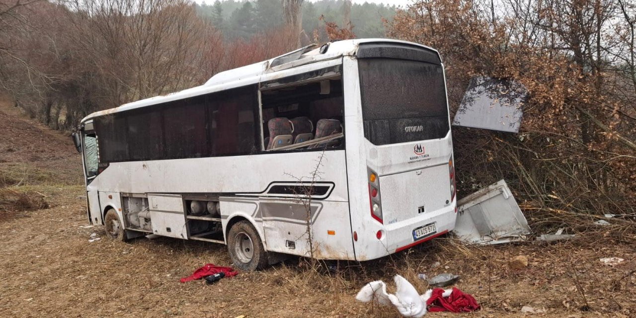 İşçi servisi kaza yaptı! Ölü ve çok sayıda yaralı var