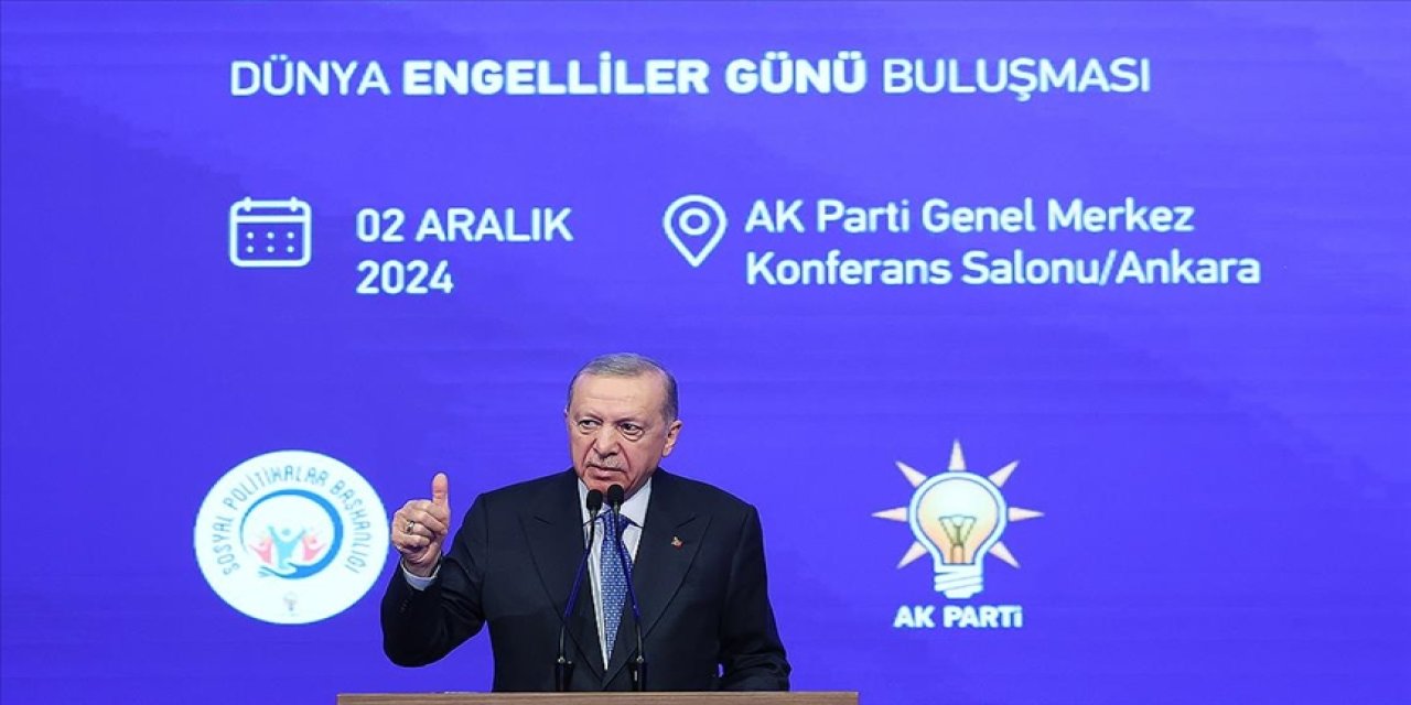 Cumhurbaşkanı Erdoğan, 81 ilden gelen engellilerle buluştu