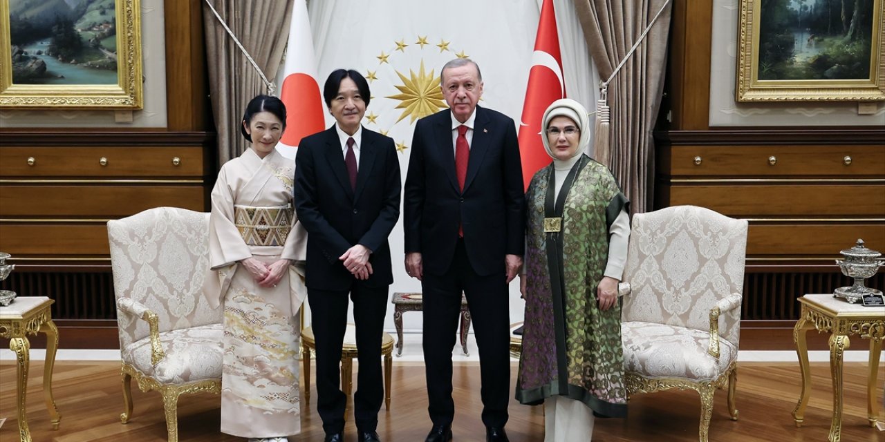 Cumhurbaşkanı Erdoğan Japonya Veliaht Prensi Akishino ile görüştü