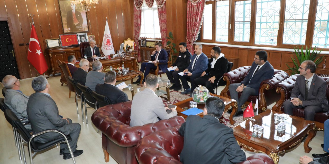 Konya Valisi İbrahim Akın, Altınekin’de yatırımları inceledi