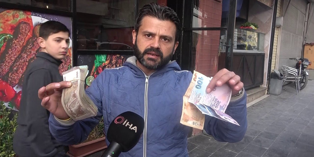 Halep'te alışverişte Türk Lirası dönemi başladı