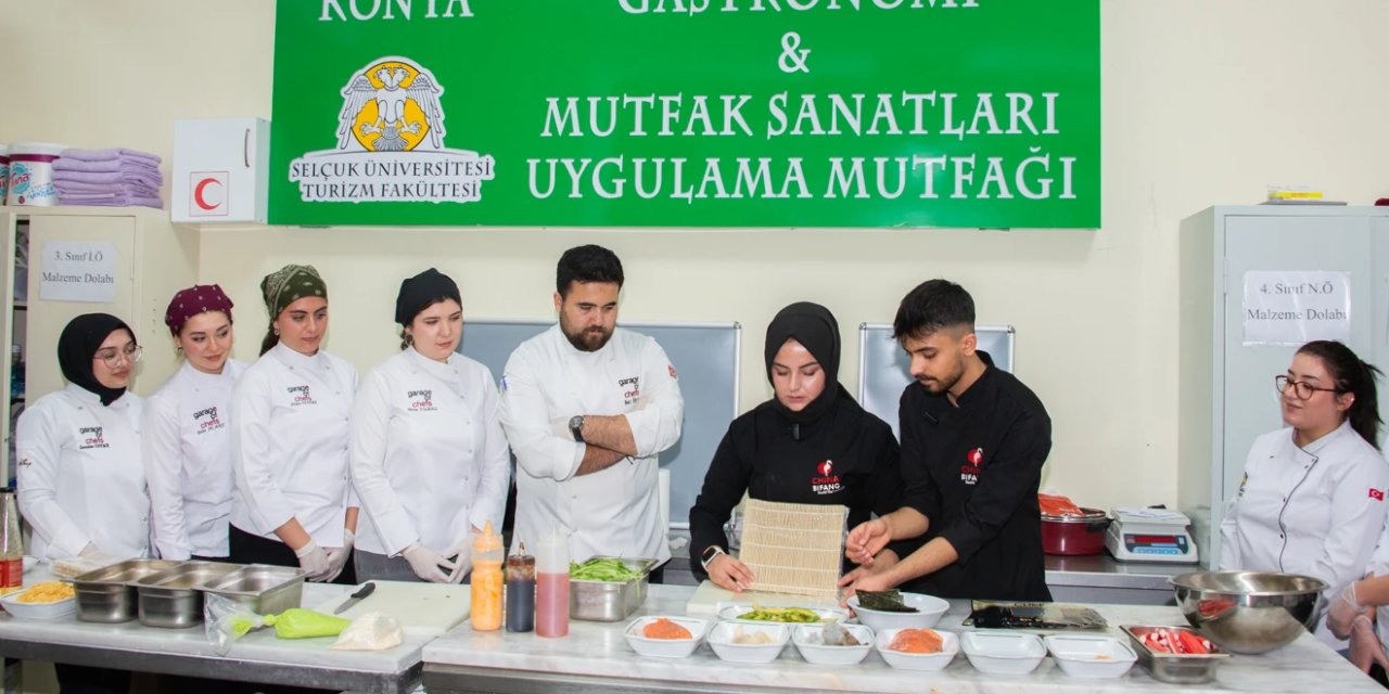 Selçuk Üniversitesinde Sushi Workshop