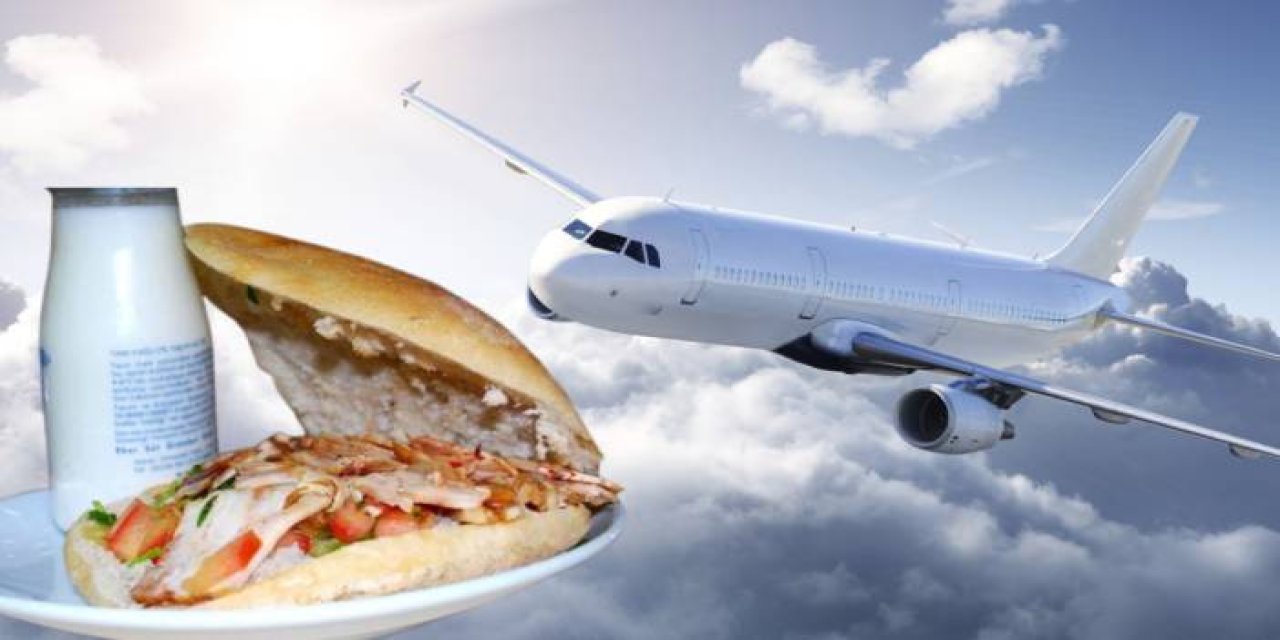 Uçaklarda yeni dönem: Döner ayran servisi yapılacak