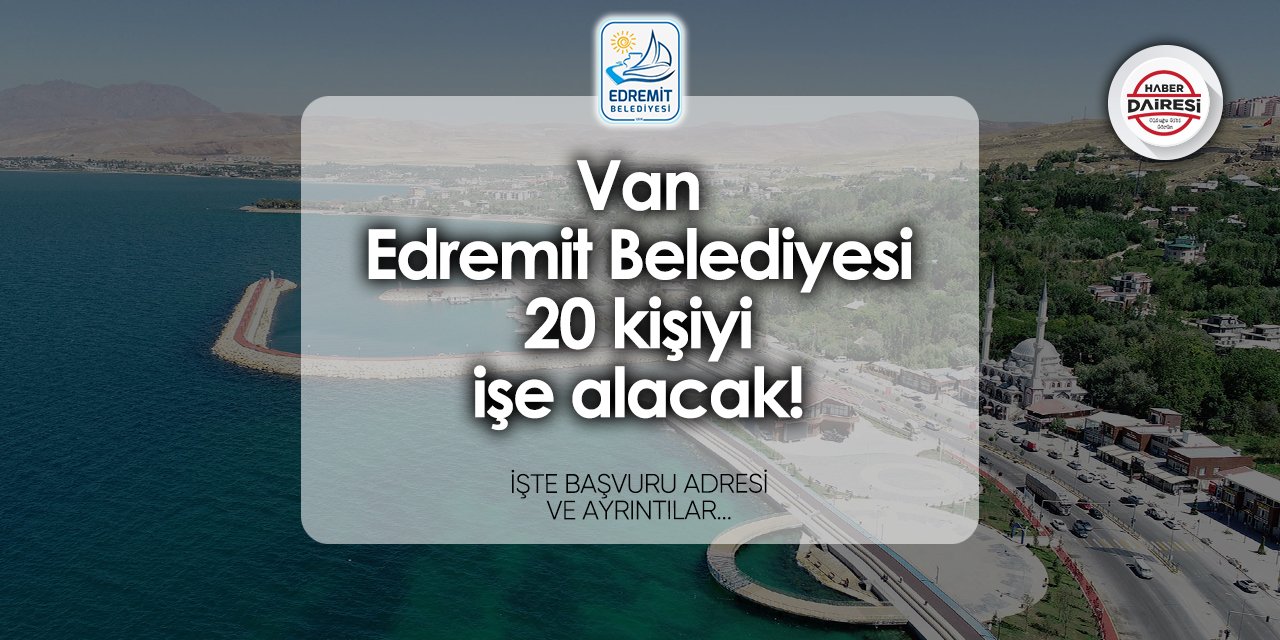 Edremit Belediyesi personel alımı 2024 - 2025