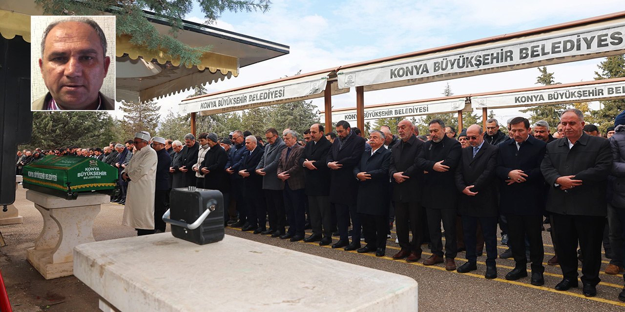 Avukat Bünyamin Türkmenoğlu’na Konya’da acı veda