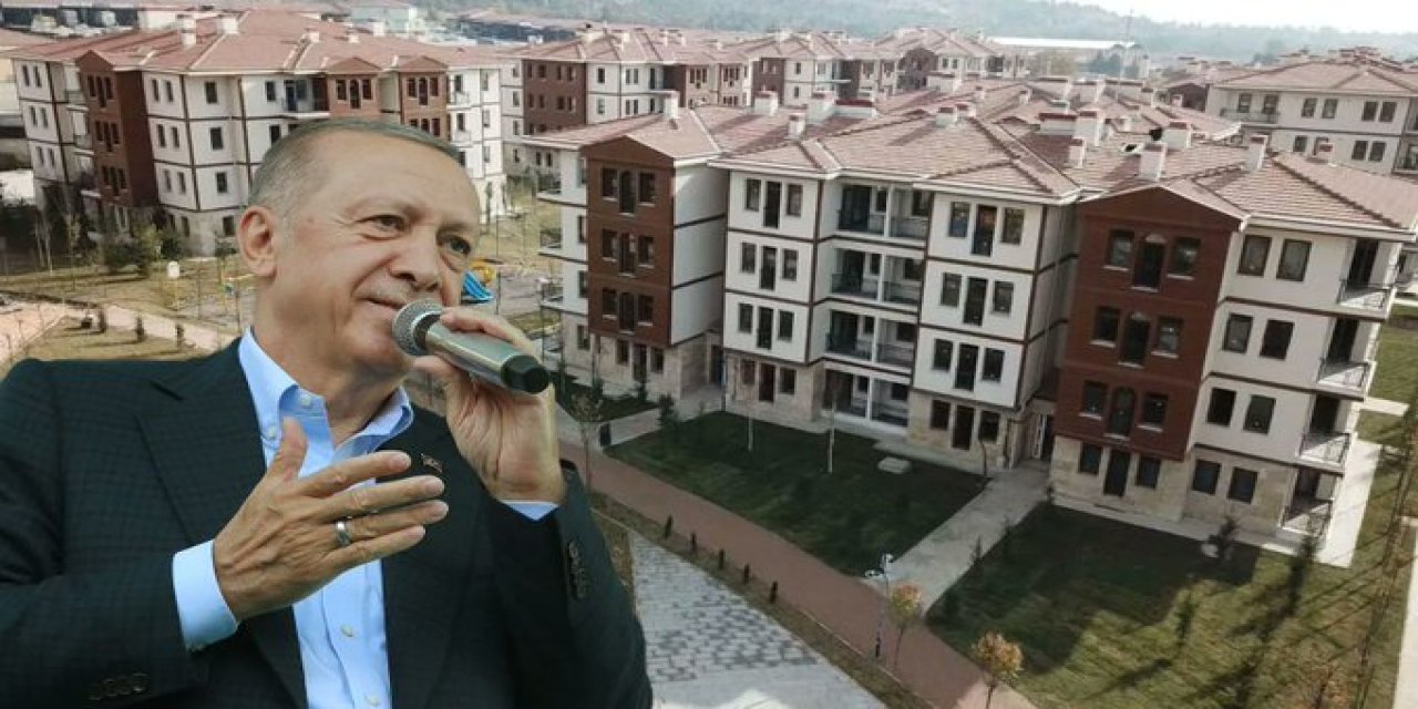 Dar gelirliye yeni konut müjdesini Cumhurbaşkanı Erdoğan verecek