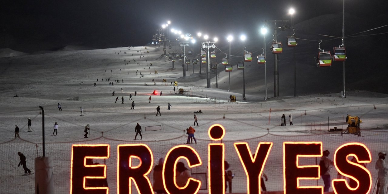 Yeni yıl öncesi Erciyes’te oteller doldu