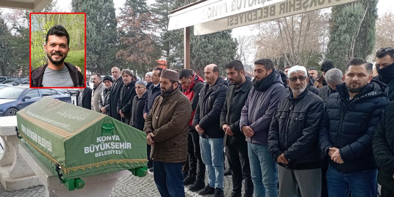 Nehirde cesedi bulunan öğretmen Sabit Bülbül’e Konya’da acı veda