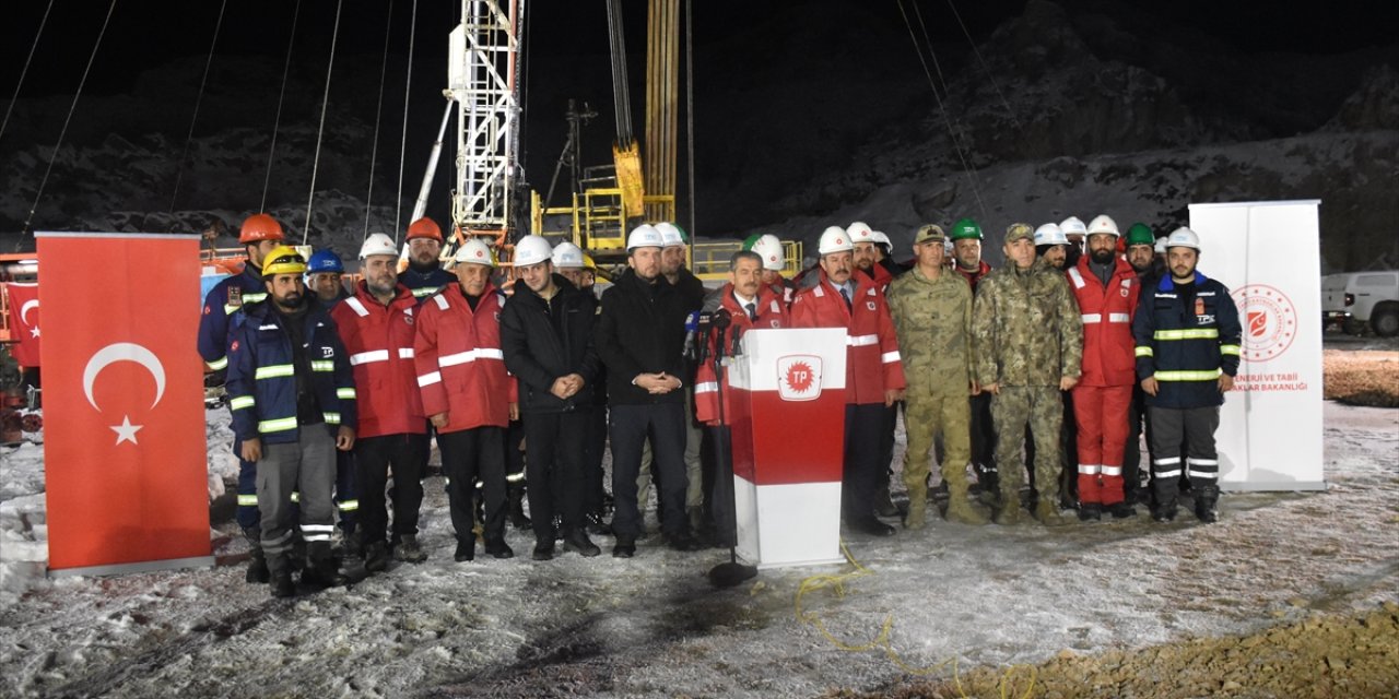 Gabar'da yeni yılın ilk petrol sondaj kuyusu açıldı