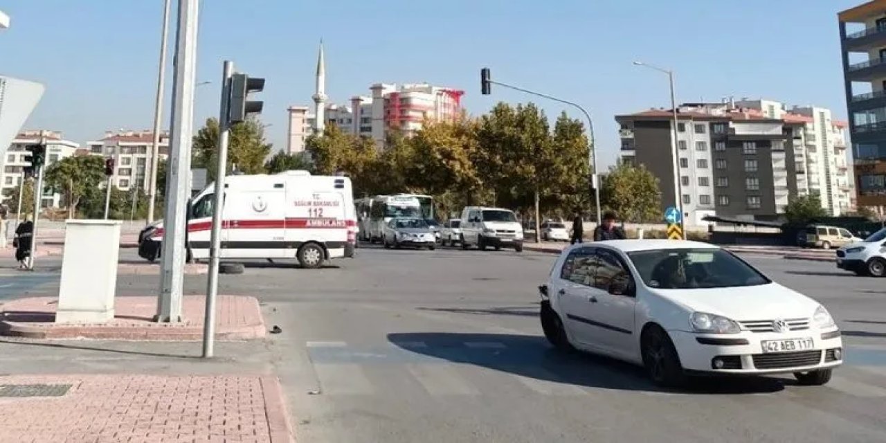 Konya’da kural tanımayan ambulans şoförüne ceza