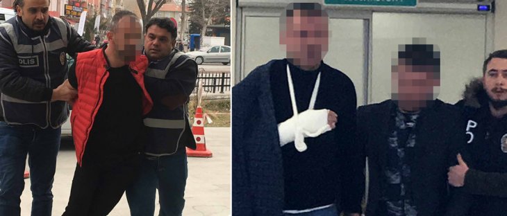 Konya'da silah ve bıçakla market soygunu! 1 kişi bıçaklandı
