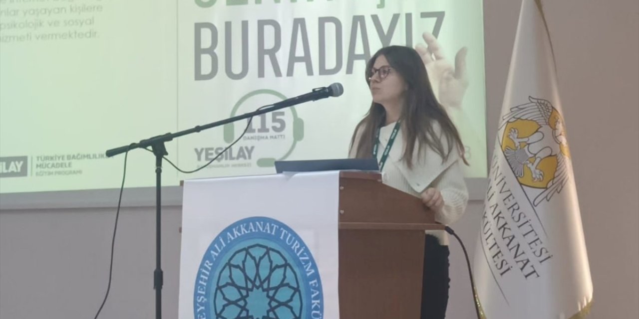 Beyşehir’de öğrencilere madde bağımlılığı semineri