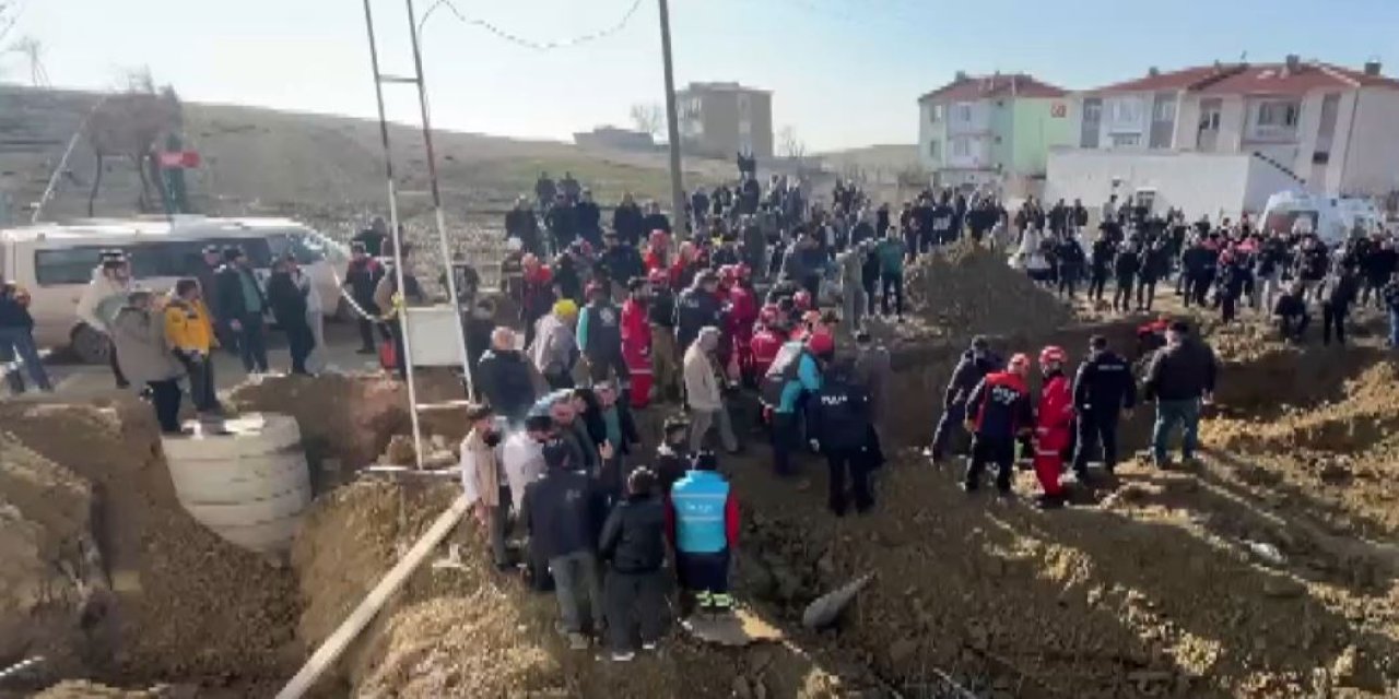 İnşaatta göçük! 1 işçi öldü, 1 işçi aranıyor