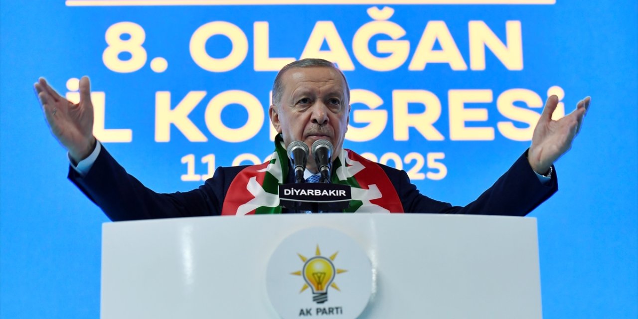 Cumhurbaşkanı Erdoğan, tarihi mesajları Diyarbakır'da verdi