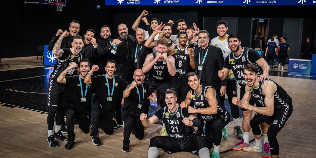 Basketbolda Konya Büyükşehir Belediyespor adını finale yazdırdı