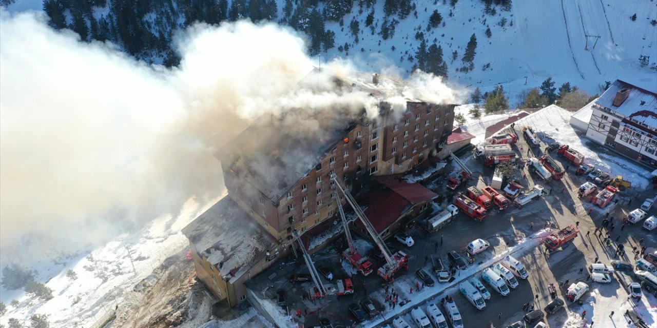 Bakan Tunç'tan Bolu’daki otel yangınına ilişkin açıklama