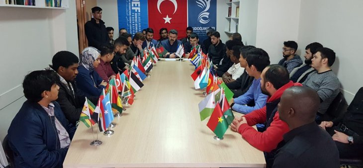 Konya'da okuyan uluslararası öğrenciler Türkiye için tek yürek!