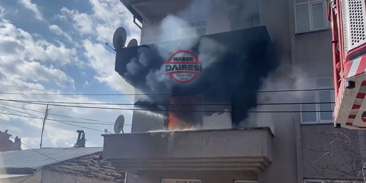 Konya’da elektrikli ısıtıcı yangına neden oldu