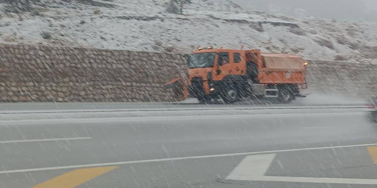 Konya’da bu yolu kullanacaklar dikkat! Kuvvetli kar uyarısı yapıldı