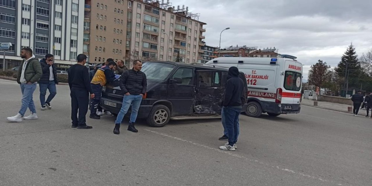 Konya’da trafik kazası: 2 yaralı