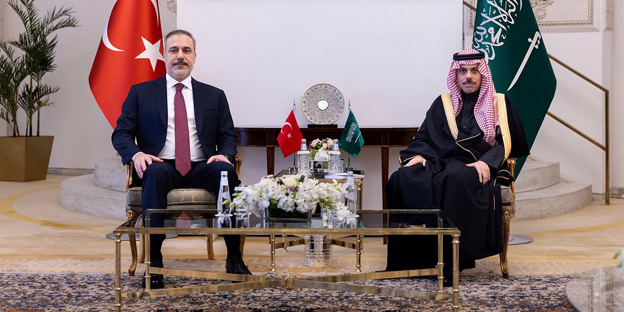 Bakan Fidan Suudi mevkidaşı Ferhan ile görüştü