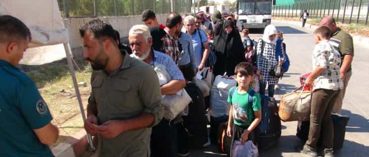 Bayramı ülkelerinde geçiren Suriyeliler geri dönüyor