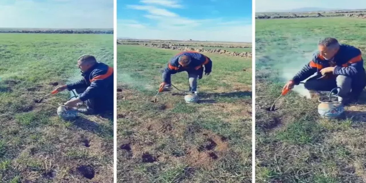 Çiftçinin farelerden kurtulmak için uyguladığı yöntem tartışmaya neden oldu