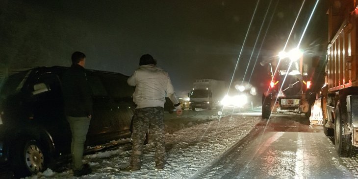 Konya-Antalya kara yolu trafiğe kapatıldı