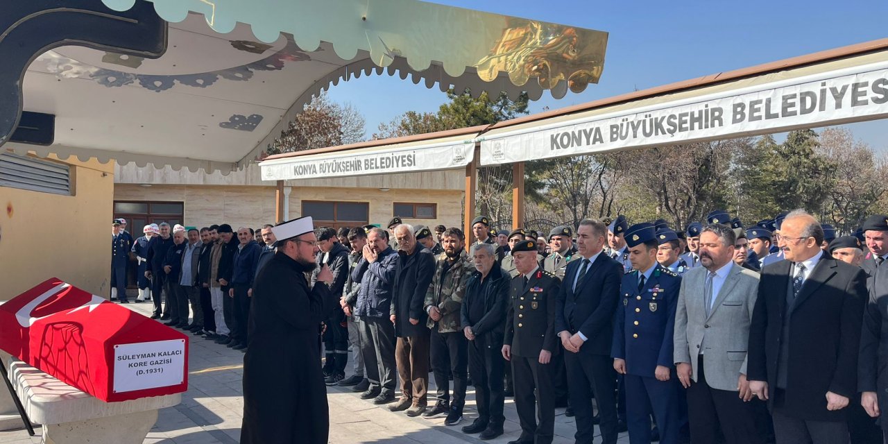 Kore Gazisi Süleyman Kalacı’ya Konya’da acı veda