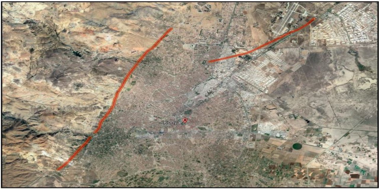 Konya’daki diri fay hatları depreme zemin oluşturuyor