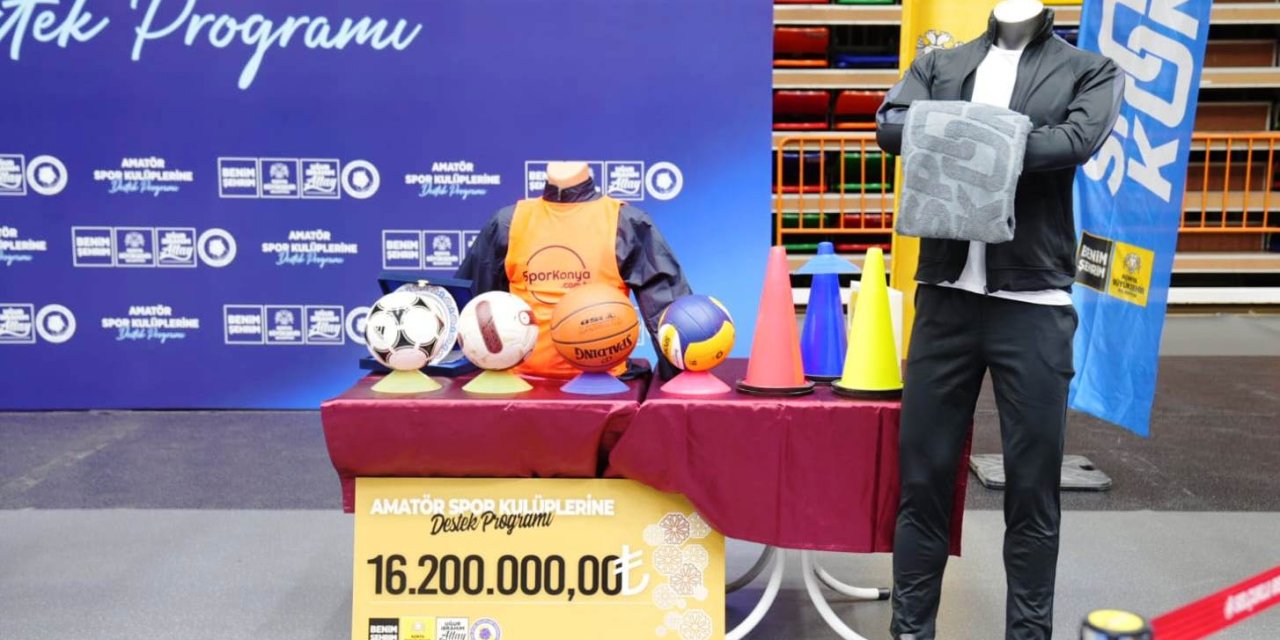 Konya’da amatör spor kulüplerine destek