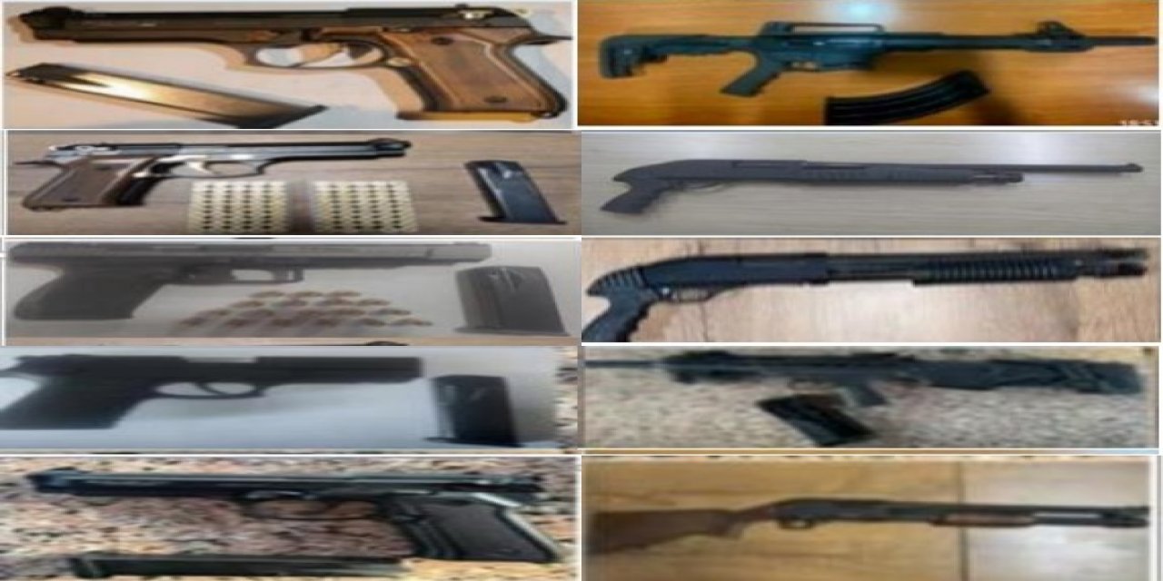 Konya’da polisinin asayiş uygulamalarında bunlar ele geçirildi