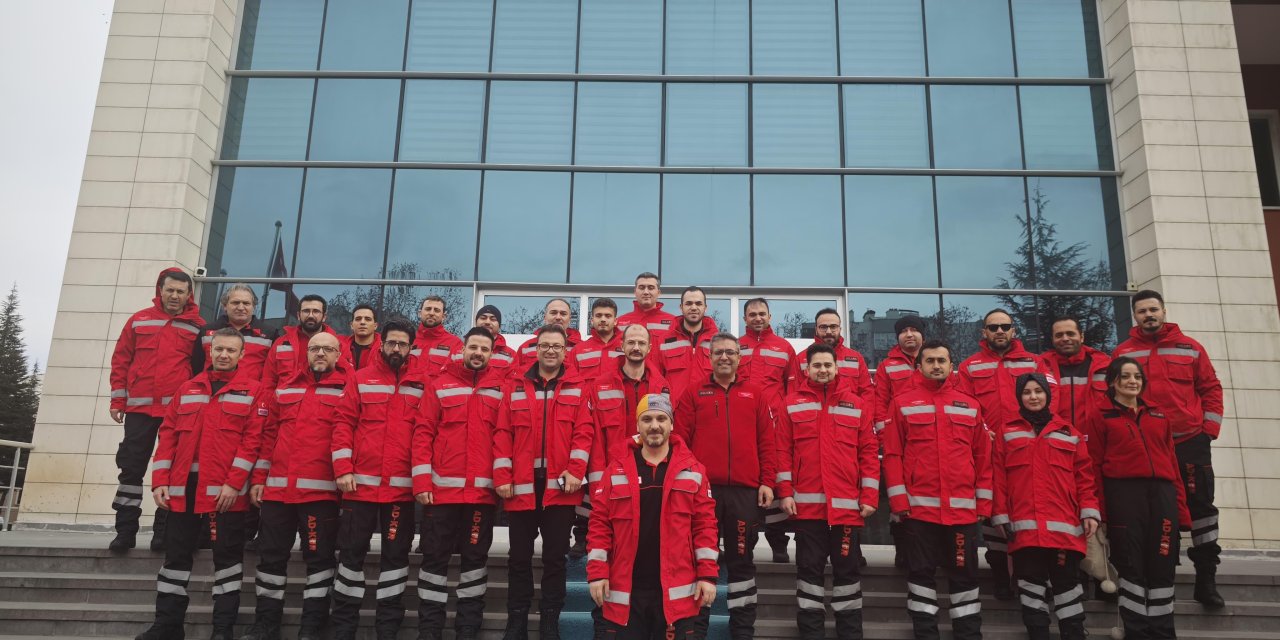 Konya AD-KUR ekibi afetlere hazırlanıyor