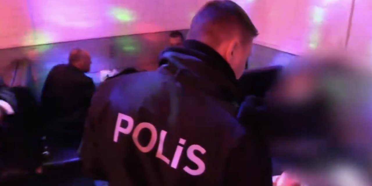 Konya polisinden 32 ekiple eğlence merkezi baskını
