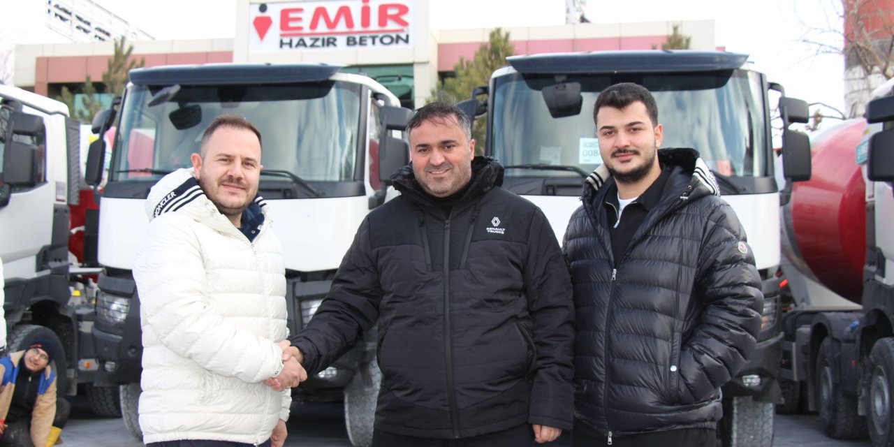 Buyruk Grup’tan Emir Hazır Beton’a 5 yeni Renault Trucks araç
