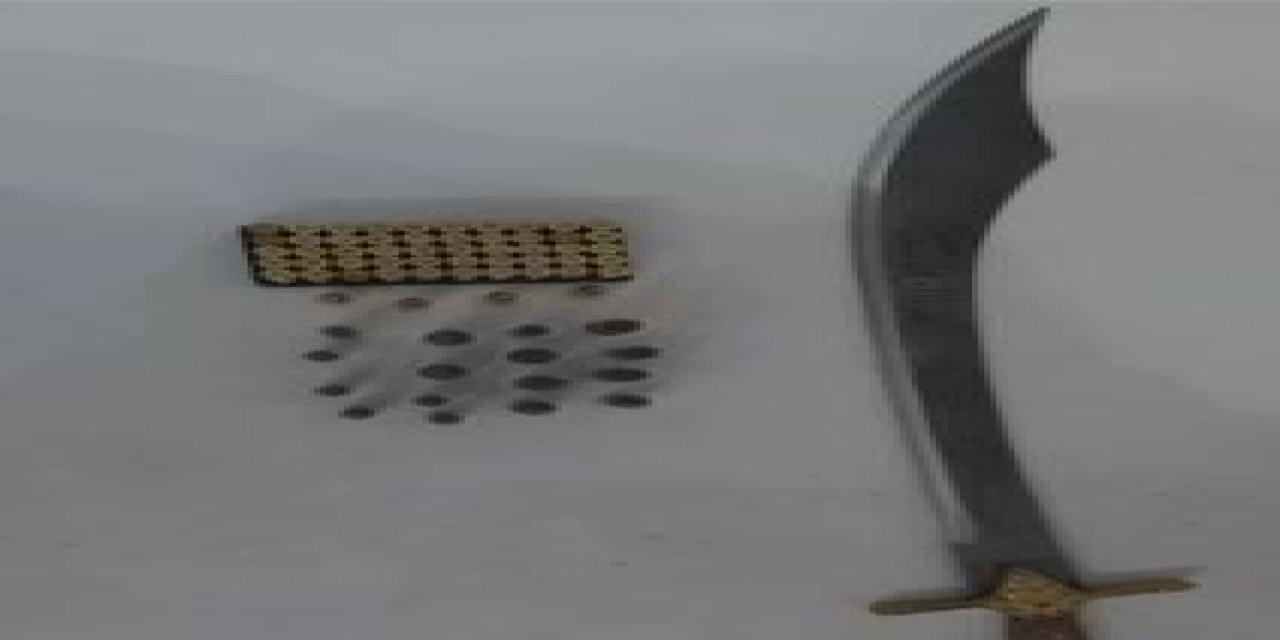 Kılıçla saldırdı, tutuklandı