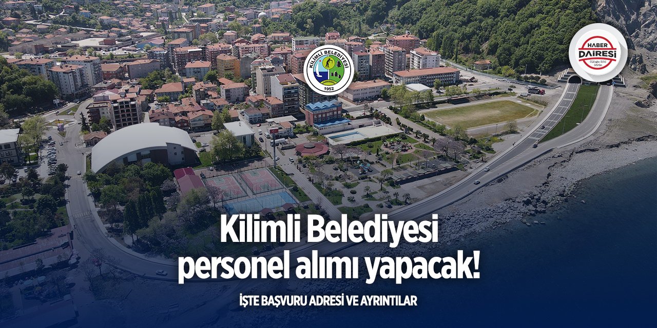 Zonguldak Kilimli Belediyesi personel alımı 2025
