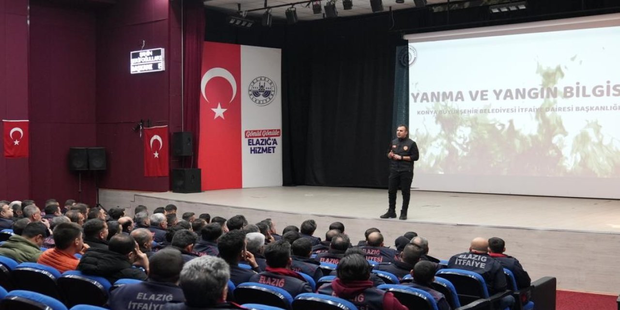 Konya ekibi, Elazığ’da eğitim veriyor