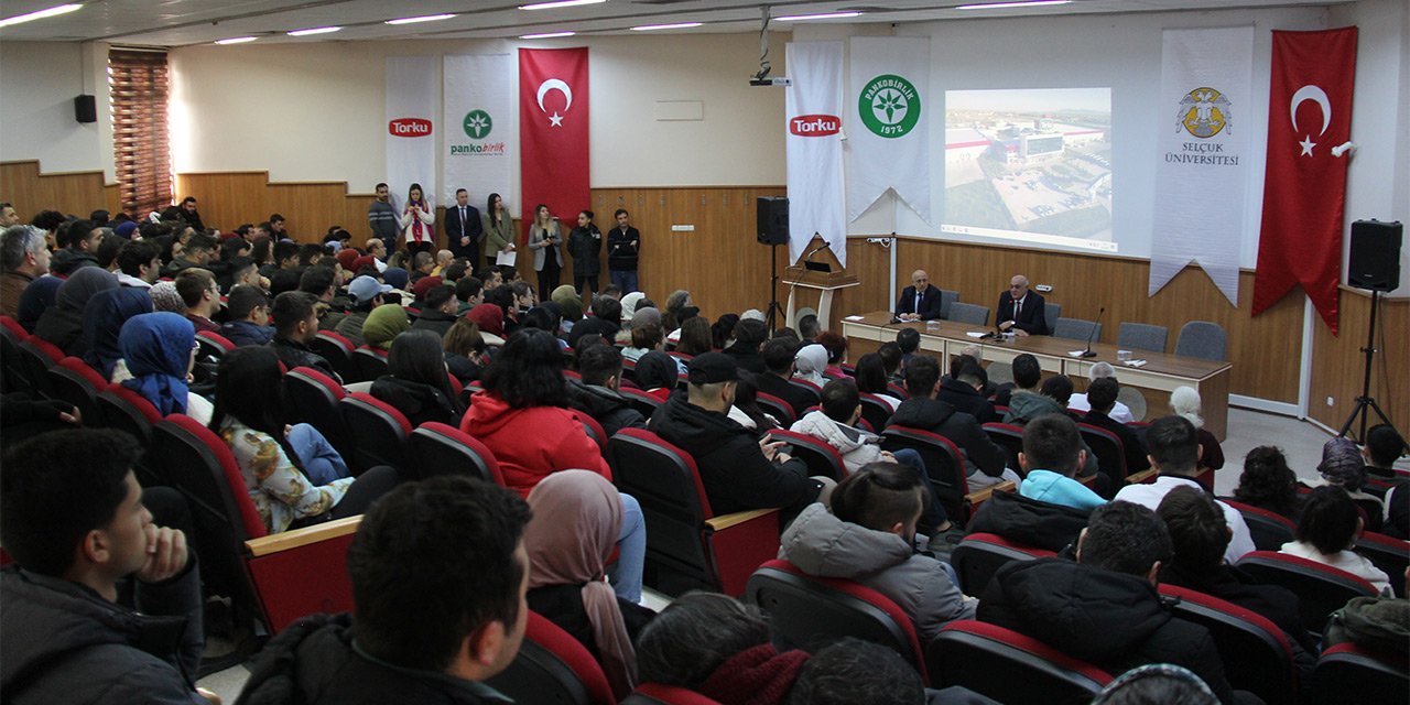 Başkan Erkoyuncu öğrencilere Konya Şeker’i anlattı